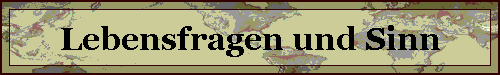 Lebensfragen und Sinn
